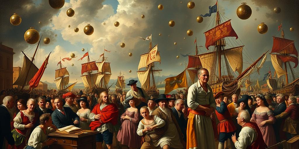 The South Sea Bubble: When Royal Endorsements and Public Mania Fueled Disaster